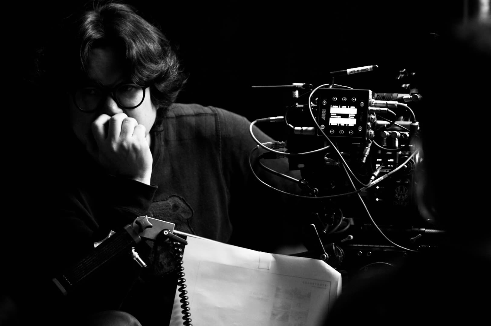 Director of Photography Jaeyong Choi on set with ARRI cinema camera